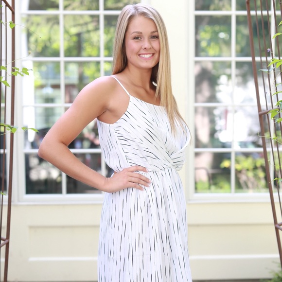 Mystree Overlap Pleat Dress - Picture 3 of 4